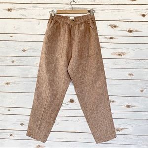 NWT Lou and Grey crosshatch linen pants